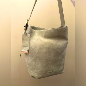 Margot New York - Kaye Suede Slouchy Hobo Bucket Bag